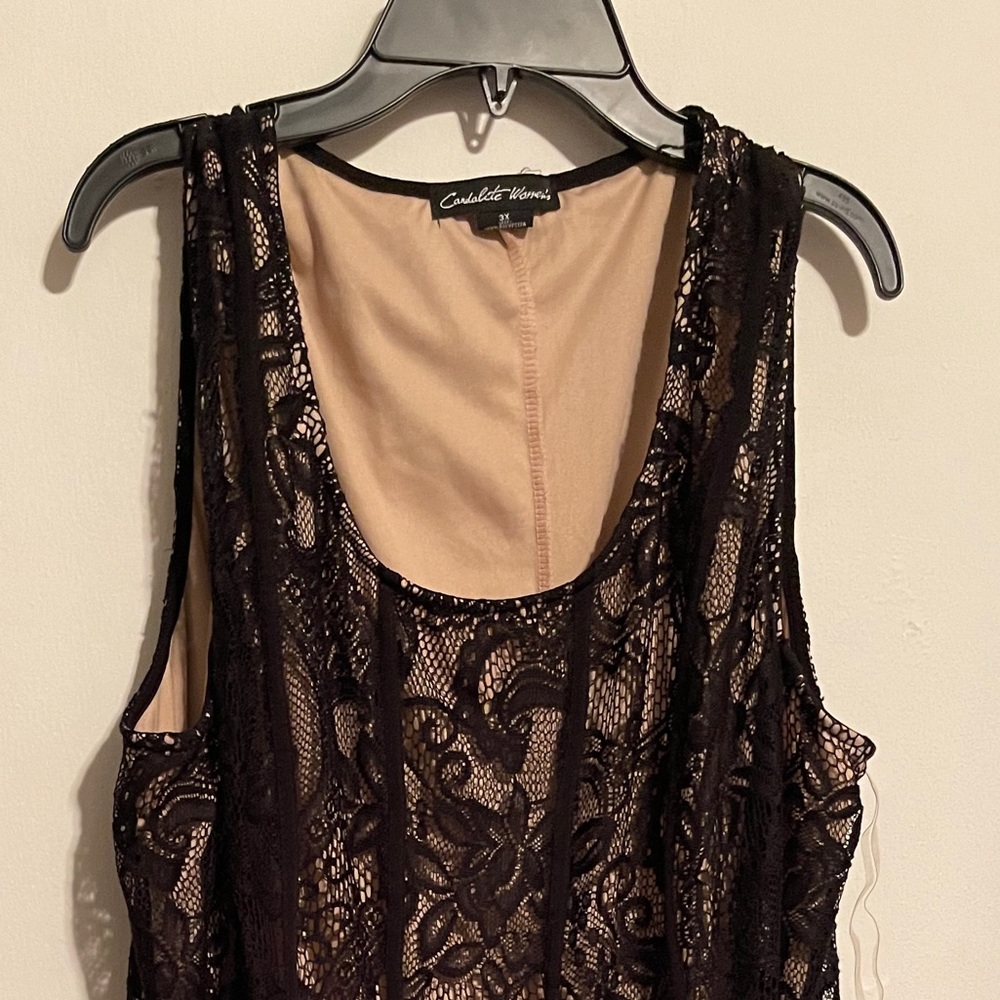 Black lace dress